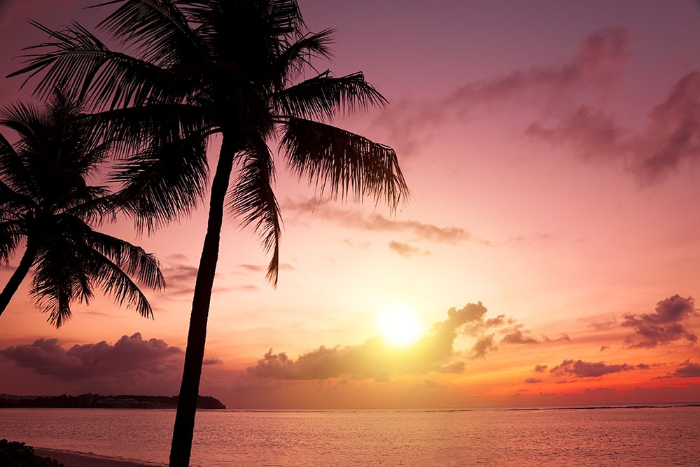 Atardecer tropical
